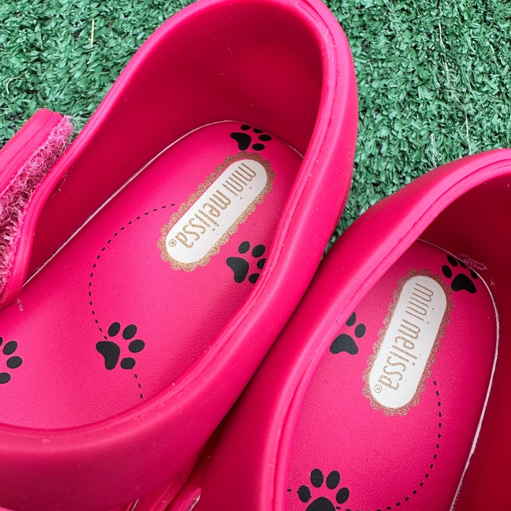 Mini Melissa Pink Cat Face Slippers - Picture 5 of 6